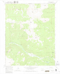 Jasper Colorado Historical topographic map, 1:24000 scale, 7.5 X 7.5 Minute, Year 1967