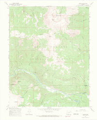 Jasper Colorado Historical topographic map, 1:24000 scale, 7.5 X 7.5 Minute, Year 1967