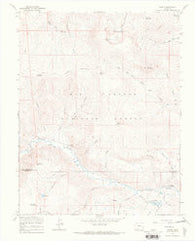 Jasper Colorado Historical topographic map, 1:24000 scale, 7.5 X 7.5 Minute, Year 1967