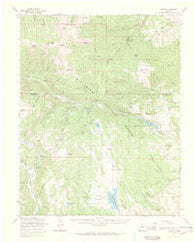 Jasper Colorado Historical topographic map, 1:62500 scale, 15 X 15 Minute, Year 1967