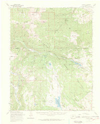 Jasper Colorado Historical topographic map, 1:62500 scale, 15 X 15 Minute, Year 1967