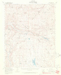 Jasper Colorado Historical topographic map, 1:62500 scale, 15 X 15 Minute, Year 1967