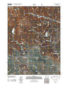 Jefferson Colorado Historical topographic map, 1:24000 scale, 7.5 X 7.5 Minute, Year 2011