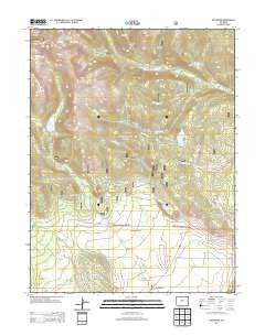 Jefferson Colorado Historical topographic map, 1:24000 scale, 7.5 X 7.5 Minute, Year 2013