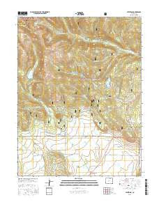 Jefferson Colorado Current topographic map, 1:24000 scale, 7.5 X 7.5 Minute, Year 2016