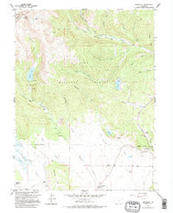 Jefferson Colorado Historical topographic map, 1:24000 scale, 7.5 X 7.5 Minute, Year 1958