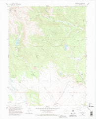 Jefferson Colorado Historical topographic map, 1:24000 scale, 7.5 X 7.5 Minute, Year 1958