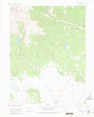 Jefferson Colorado Historical topographic map, 1:24000 scale, 7.5 X 7.5 Minute, Year 1958