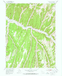 Jessup Gulch Colorado Historical topographic map, 1:24000 scale, 7.5 X 7.5 Minute, Year 1952