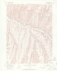 Jessup Gulch Colorado Historical topographic map, 1:24000 scale, 7.5 X 7.5 Minute, Year 1952
