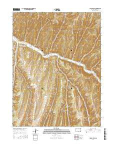 Jessup Gulch Colorado Current topographic map, 1:24000 scale, 7.5 X 7.5 Minute, Year 2016