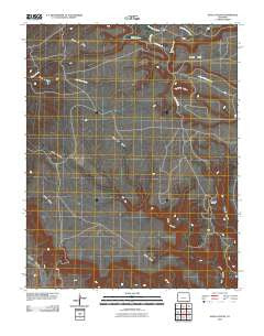 Jesus Canyon Colorado Historical topographic map, 1:24000 scale, 7.5 X 7.5 Minute, Year 2010