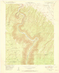 Joe Davis Hill Colorado Historical topographic map, 1:24000 scale, 7.5 X 7.5 Minute, Year 1950