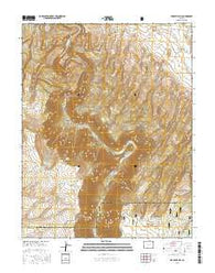 Joe Davis Hill Colorado Current topographic map, 1:24000 scale, 7.5 X 7.5 Minute, Year 2016