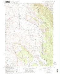 Johnny Moore Mountain Colorado Historical topographic map, 1:24000 scale, 7.5 X 7.5 Minute, Year 1956