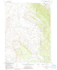 Johnny Moore Mountain Colorado Historical topographic map, 1:24000 scale, 7.5 X 7.5 Minute, Year 1956