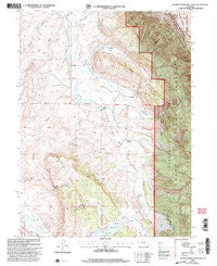 Johnny Moore Mountain Colorado Historical topographic map, 1:24000 scale, 7.5 X 7.5 Minute, Year 2000