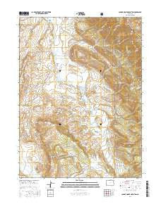 Johnny Moore Mountain Colorado Current topographic map, 1:24000 scale, 7.5 X 7.5 Minute, Year 2016