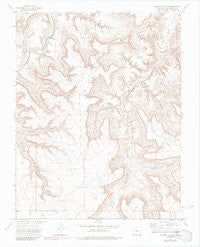 Johnson Canyon Colorado Historical topographic map, 1:24000 scale, 7.5 X 7.5 Minute, Year 1972