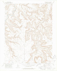Johnson Canyon Colorado Historical topographic map, 1:24000 scale, 7.5 X 7.5 Minute, Year 1972