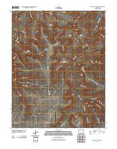 Johnson Canyon Colorado Historical topographic map, 1:24000 scale, 7.5 X 7.5 Minute, Year 2010
