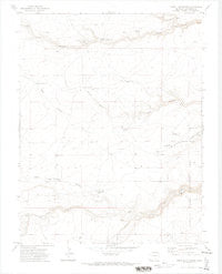 Jones Lake Spring Colorado Historical topographic map, 1:24000 scale, 7.5 X 7.5 Minute, Year 1971