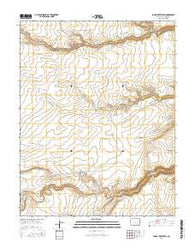Jones Lake Spring Colorado Current topographic map, 1:24000 scale, 7.5 X 7.5 Minute, Year 2016