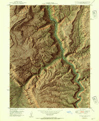 Juanita Arch Colorado Historical topographic map, 1:24000 scale, 7.5 X 7.5 Minute, Year 1950