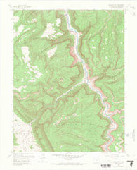 Juanita Arch Colorado Historical topographic map, 1:24000 scale, 7.5 X 7.5 Minute, Year 1960