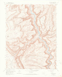 Juanita Arch Colorado Historical topographic map, 1:24000 scale, 7.5 X 7.5 Minute, Year 1960