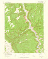 Juanita Arch Colorado Historical topographic map, 1:24000 scale, 7.5 X 7.5 Minute, Year 1960