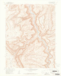 Juanita Arch Colorado Historical topographic map, 1:24000 scale, 7.5 X 7.5 Minute, Year 1960