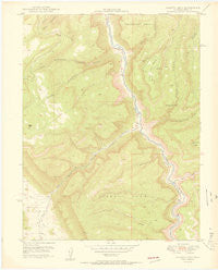 Juanita Arch Colorado Historical topographic map, 1:24000 scale, 7.5 X 7.5 Minute, Year 1950