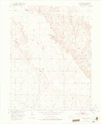 Judson Hills Colorado Historical topographic map, 1:24000 scale, 7.5 X 7.5 Minute, Year 1951