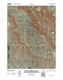 Judson Hills Colorado Historical topographic map, 1:24000 scale, 7.5 X 7.5 Minute, Year 2010