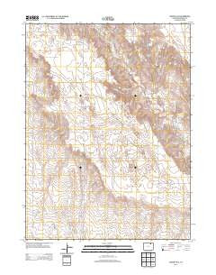 Judson Hills Colorado Historical topographic map, 1:24000 scale, 7.5 X 7.5 Minute, Year 2013