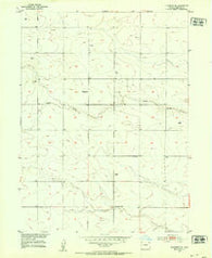 Julesburg SE Colorado Historical topographic map, 1:24000 scale, 7.5 X 7.5 Minute, Year 1952