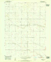 Julesburg SE Colorado Historical topographic map, 1:24000 scale, 7.5 X 7.5 Minute, Year 1952