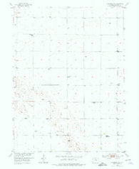 Julesburg SW Colorado Historical topographic map, 1:24000 scale, 7.5 X 7.5 Minute, Year 1952