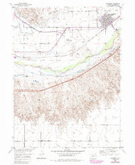 Julesburg Colorado Historical topographic map, 1:24000 scale, 7.5 X 7.5 Minute, Year 1953