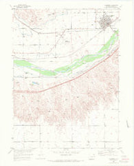 Julesburg Colorado Historical topographic map, 1:24000 scale, 7.5 X 7.5 Minute, Year 1953