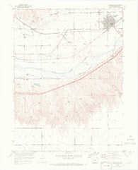 Julesburg Colorado Historical topographic map, 1:24000 scale, 7.5 X 7.5 Minute, Year 1953