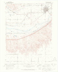 Julesburg Colorado Historical topographic map, 1:24000 scale, 7.5 X 7.5 Minute, Year 1953