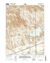 Julesburg Reservoir Colorado Current topographic map, 1:24000 scale, 7.5 X 7.5 Minute, Year 2016