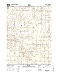 Julesburg SW Colorado Current topographic map, 1:24000 scale, 7.5 X 7.5 Minute, Year 2016