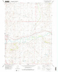 Junction Butte Colorado Historical topographic map, 1:24000 scale, 7.5 X 7.5 Minute, Year 1980