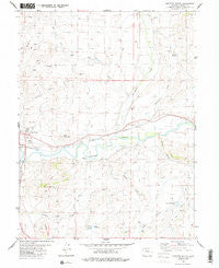Junction Butte Colorado Historical topographic map, 1:24000 scale, 7.5 X 7.5 Minute, Year 1980