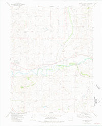 Junction Butte Colorado Historical topographic map, 1:24000 scale, 7.5 X 7.5 Minute, Year 1980