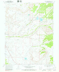 Juniata Reservoir Colorado Historical topographic map, 1:24000 scale, 7.5 X 7.5 Minute, Year 1969