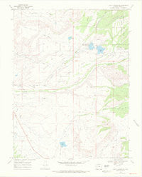 Juniata Reservoir Colorado Historical topographic map, 1:24000 scale, 7.5 X 7.5 Minute, Year 1969
